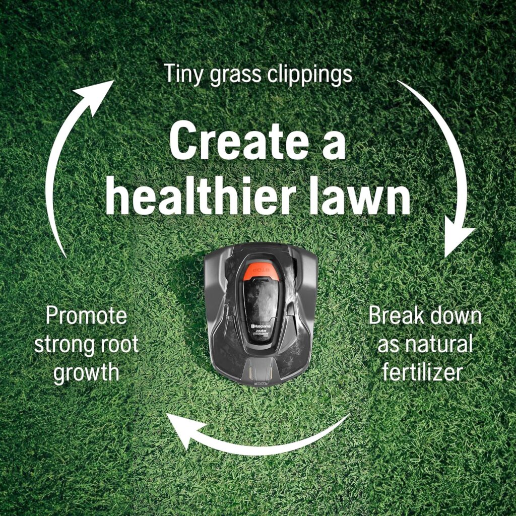 Husqvarna Automower 430X Robotic Lawn Mower with GPS Assisted Navigation, Automatic Lawn Mower with Self Installation and Ultra-Quiet Smart Mowing Technology for Medium to Large Yards (0.8 Acre)