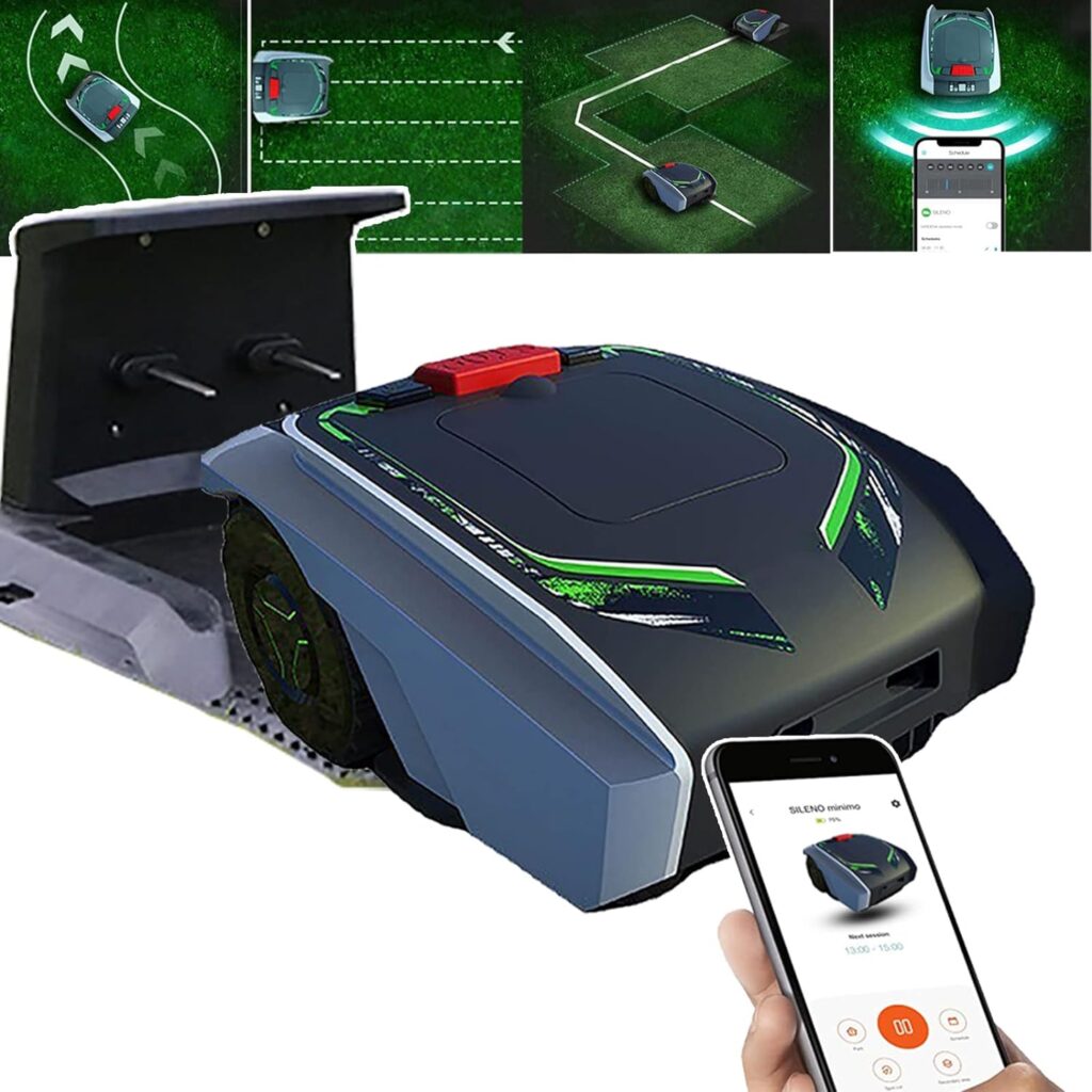 Garden Lawn Mower, Self Propelled Lawn Mower, Smart Robotic (App Control), Automatic Route Planning + Automatically Avoid Obstacles + Automatic Charging, for Small to Medium Yards : Patio, Lawn  Garden